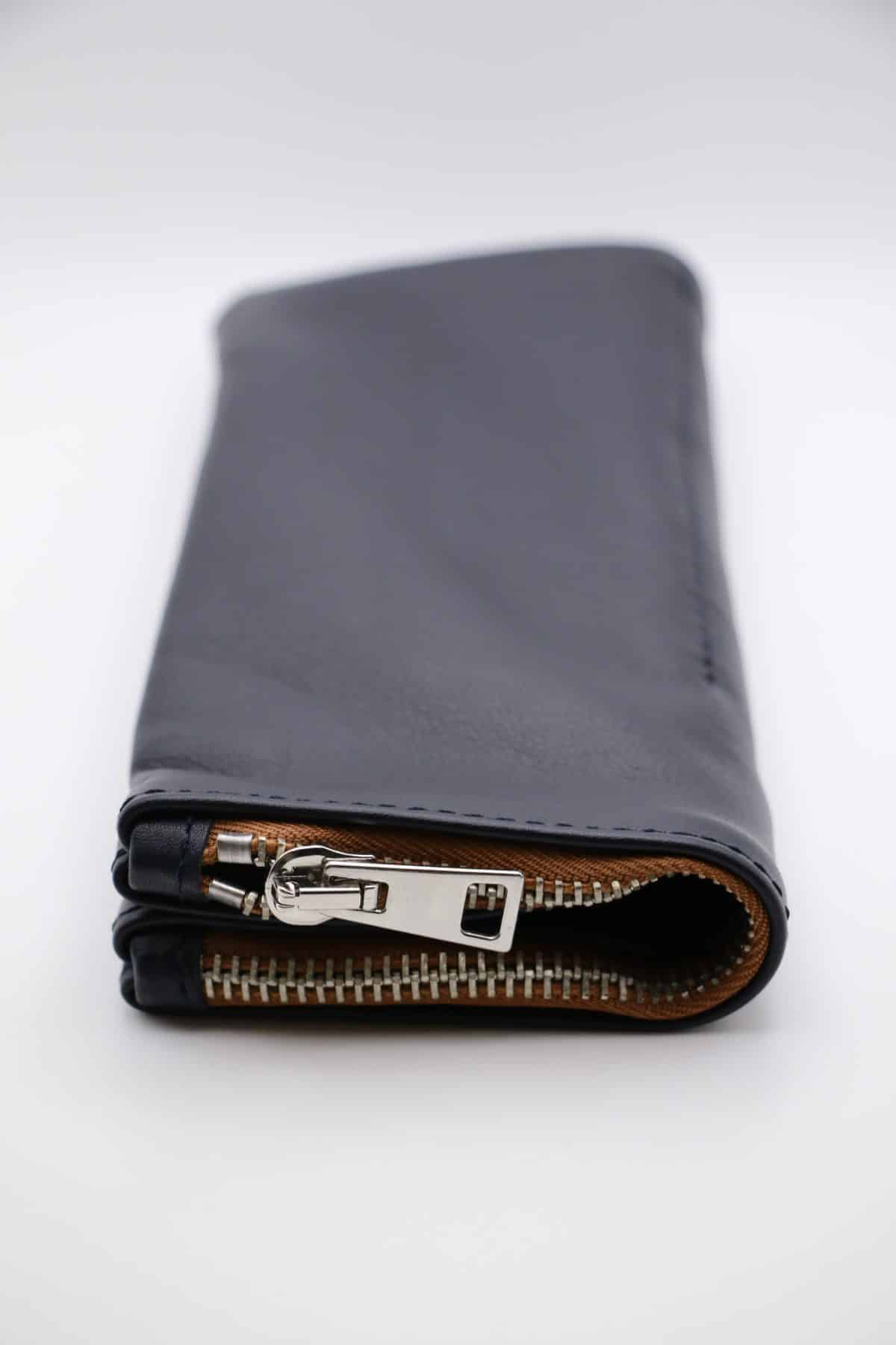 Astuccio In Vera Pelle Made In Italy - 21x5x5 Cm, Cerniera Metallo, Colore Nero - Foto 5